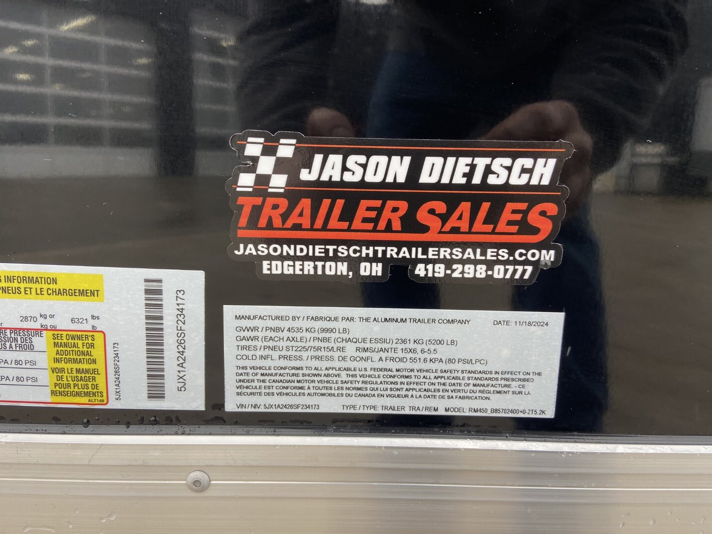 New 24' Aluminum Racing Trailer - ATC