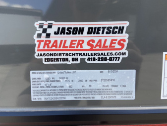 New United CLA 8.5x24 Racing Trailer