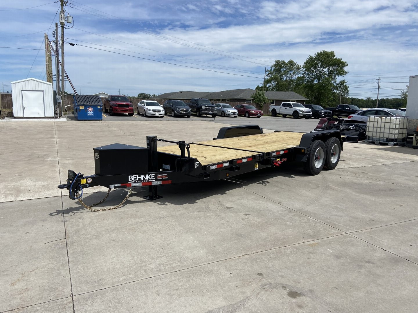 New Behnke 16+6 Partial Tilt Equipment Trailer 20K