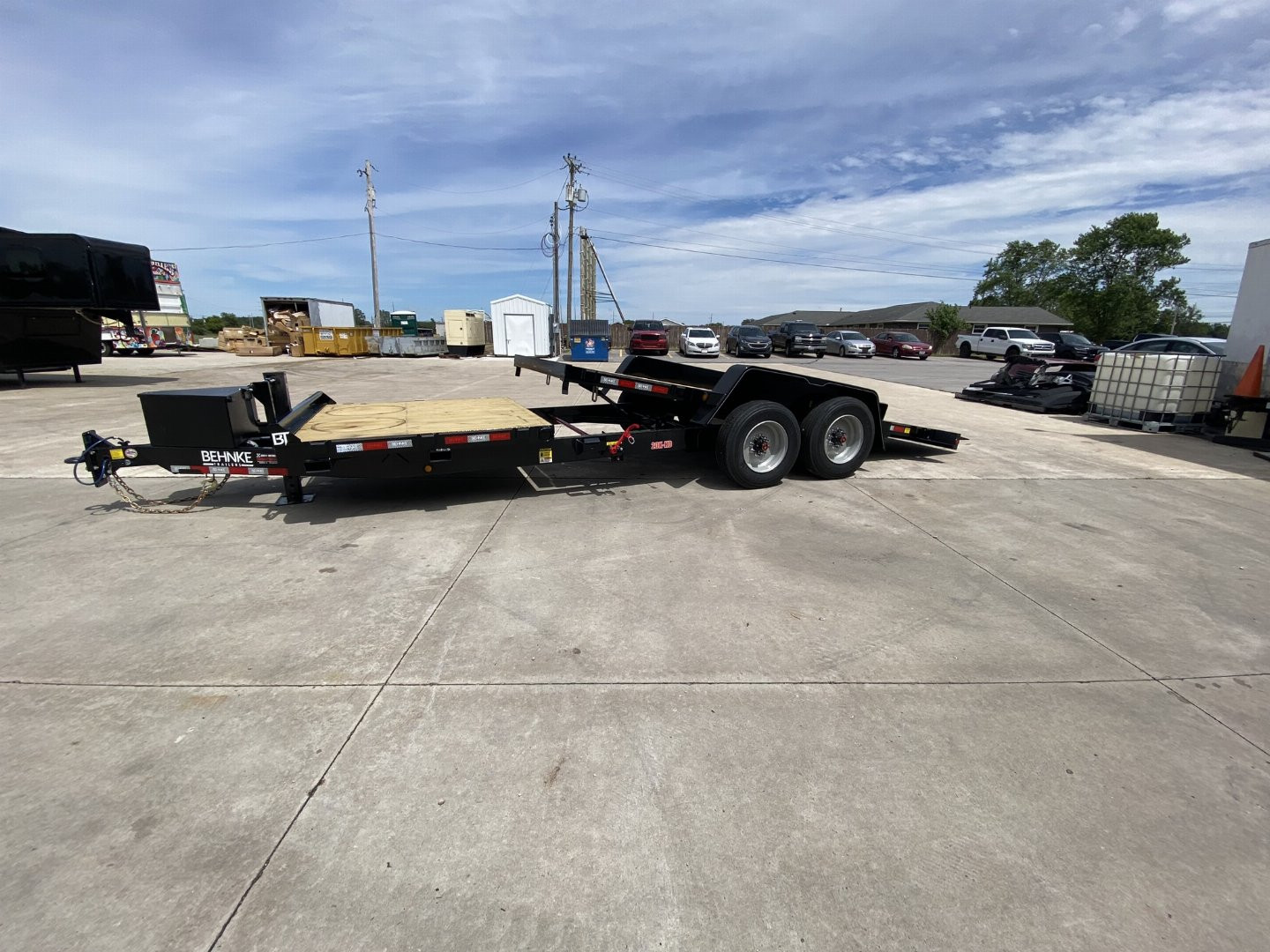 New Behnke 16+6 Partial Tilt Equipment Trailer 20K