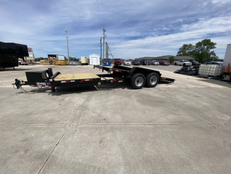New Behnke 16+6 Partial Tilt Equipment Trailer 20K