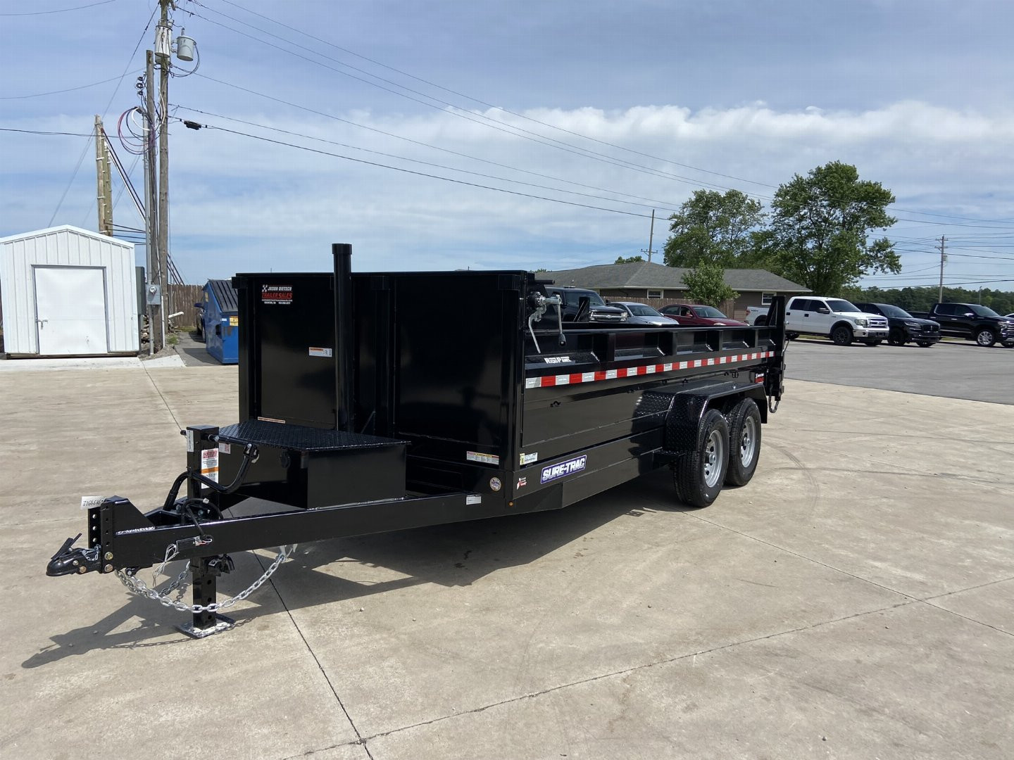 New Sure-Trac 82"x16' Dump Trailer