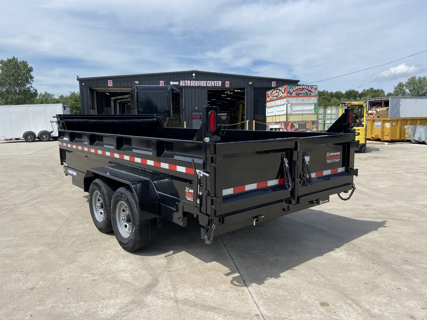 New Sure-Trac 82"x16' Dump Trailer