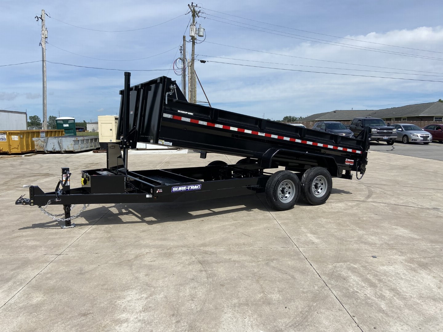 New Sure-Trac 82"x16' Dump Trailer