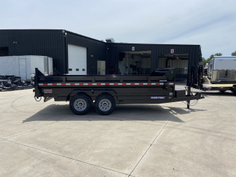 New Sure-Trac 82"x16' Dump Trailer