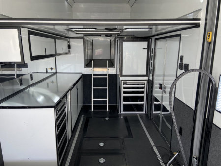 New 38' Aluminum Gooseneck Stacker Racing Trailer - United UATGN