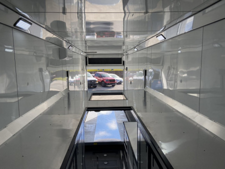 New 38' Aluminum Gooseneck Stacker Racing Trailer - United UATGN