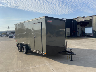 New United UJ 7x16 V-Nose Enclosed Cargo Trailer
