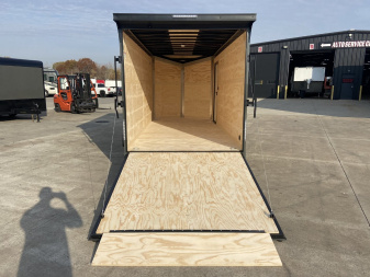 New United UJ 7x16 V-Nose Enclosed Cargo Trailer