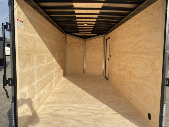 New United UJ 7x16 V-Nose Enclosed Cargo Trailer