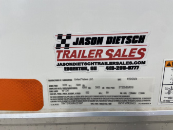 New United UXT 7x16 Enclosed Cargo Trailer