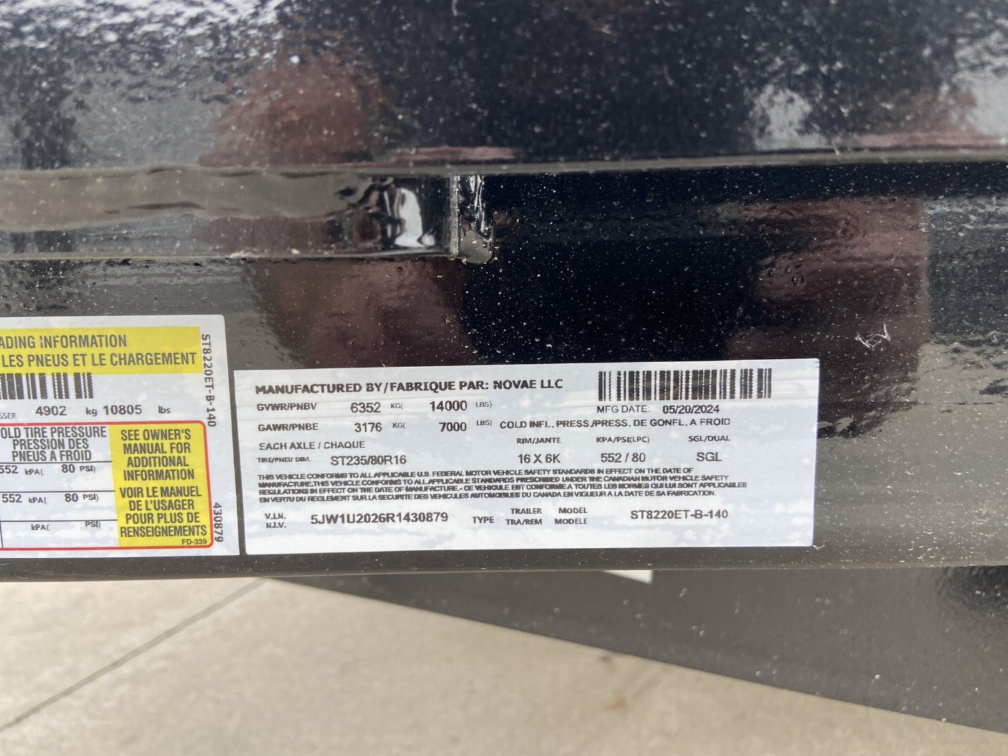 Used Sure-Trac 7x20 (18+2) Equipment Trailer