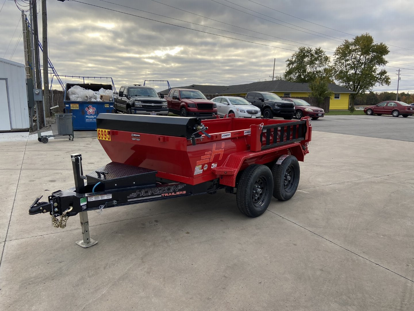 New Horizon 60"x10' Dump Trailer