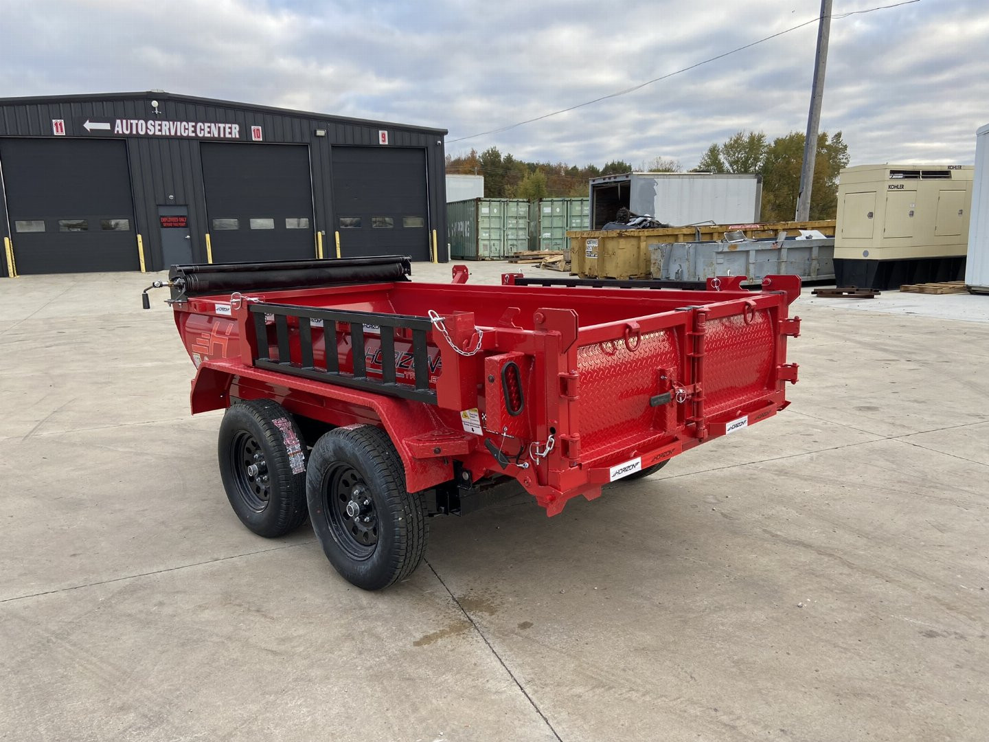 New Horizon 60"x10' Dump Trailer