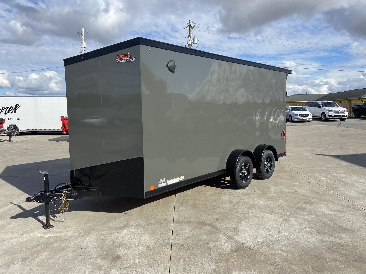 New 2025 United UJ 7x16 V-Nose Enclosed Cargo Trailer