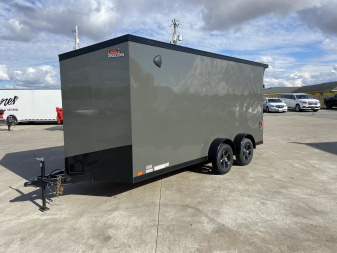 New 2025 United UJ 7x16 V-Nose Enclosed Cargo Trailer