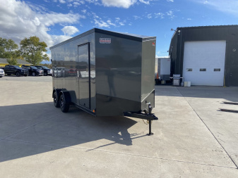 New 2025 United UJ 7x16 V-Nose Enclosed Cargo Trailer