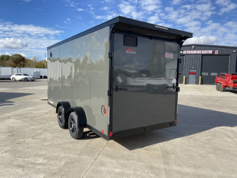 New 2025 United UJ 7x16 V-Nose Enclosed Cargo Trailer