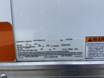 New United Aluminum 7x12 Fiber Splicing Trialer
