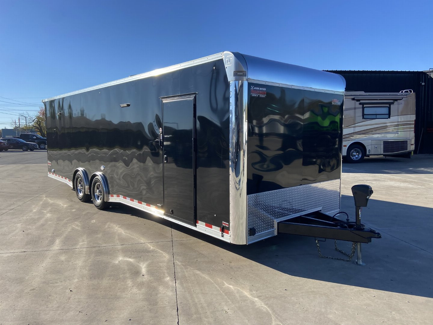 Used 2022 United PREM 8.5x28 Racing Trailer