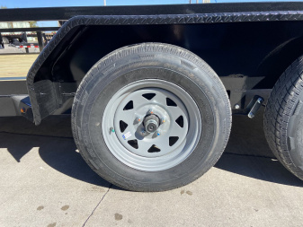 New 2025 Sure-Trac 7x16 Tube Top Utility Trailer