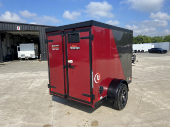New United 5x8 V-Nose Enclosed Cargo Trailer