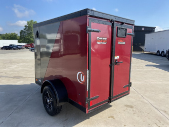 New United 5x8 V-Nose Enclosed Cargo Trailer