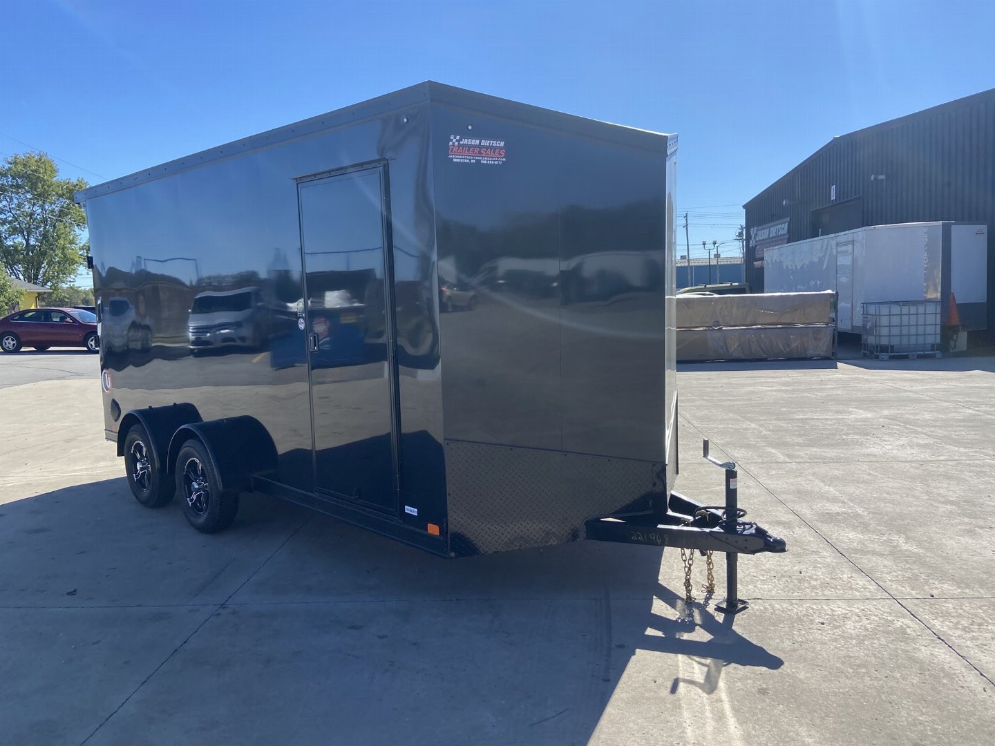 New 2025 United UJ 7x16 V-Nose Enclosed Cargo Trailer