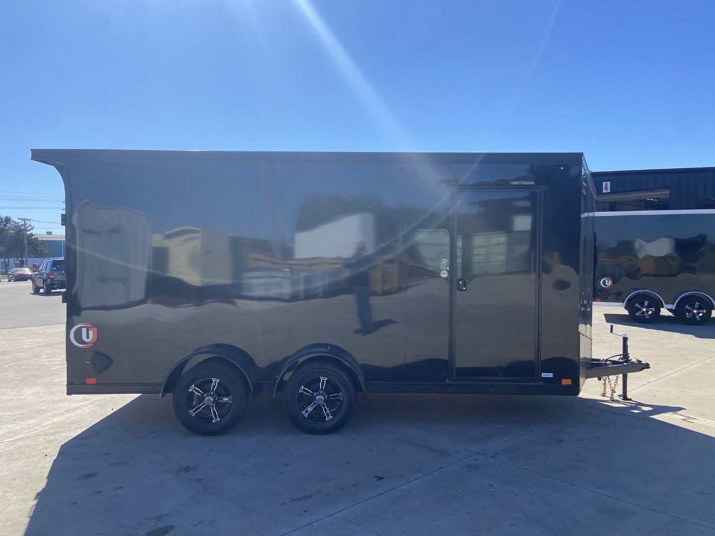 New 2025 United UJ 7x16 V-Nose Enclosed Cargo Trailer