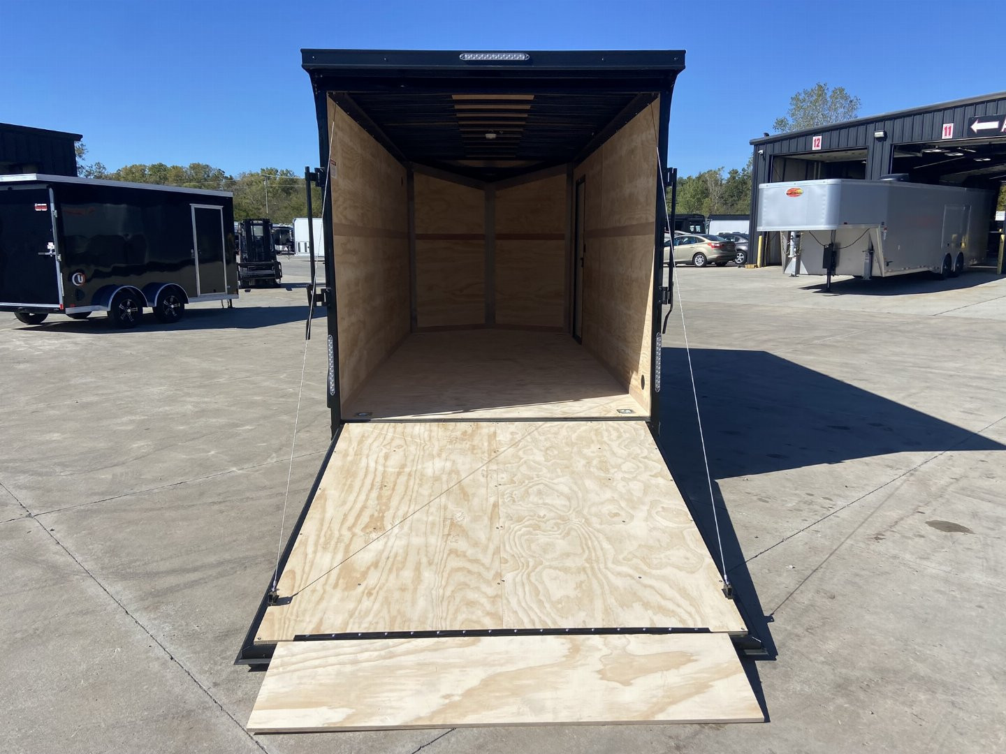 New 2025 United UJ 7x16 V-Nose Enclosed Cargo Trailer