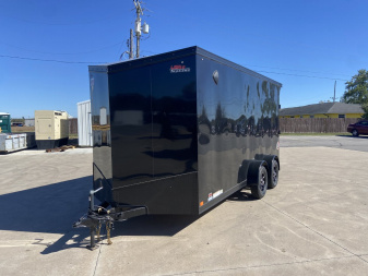 New 2025 United UJ 7x16 V-Nose Enclosed Cargo Trailer