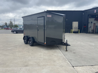 New 2025 United UJ 7x12 V-Nose Enclosed Cargo Trailer