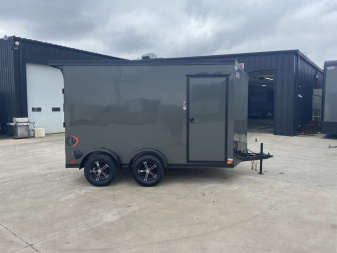 New 2025 United UJ 7x12 V-Nose Enclosed Cargo Trailer