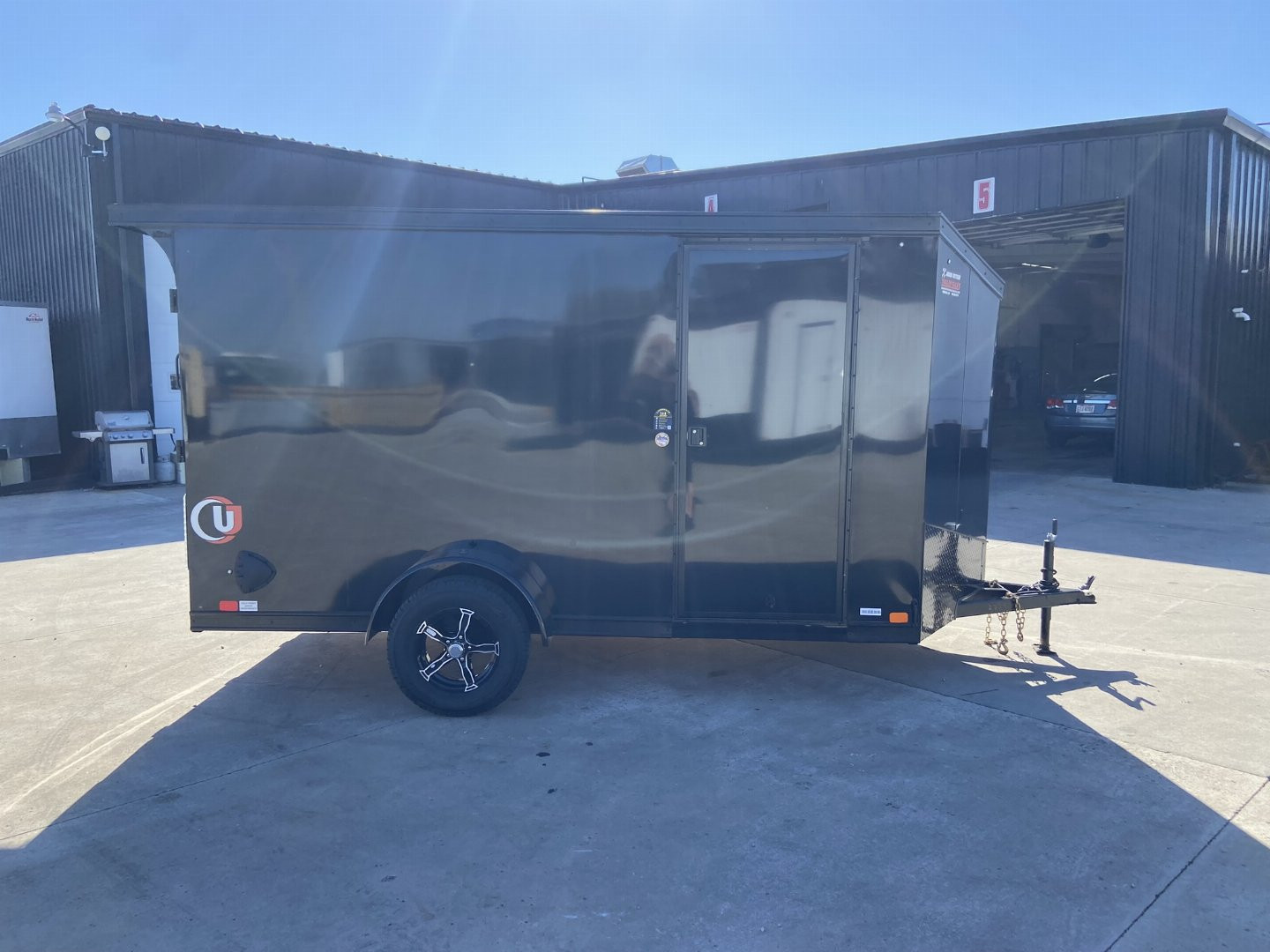 New 2025 United UJ 6x12 V-Nose Enclosed Cargo Trailer