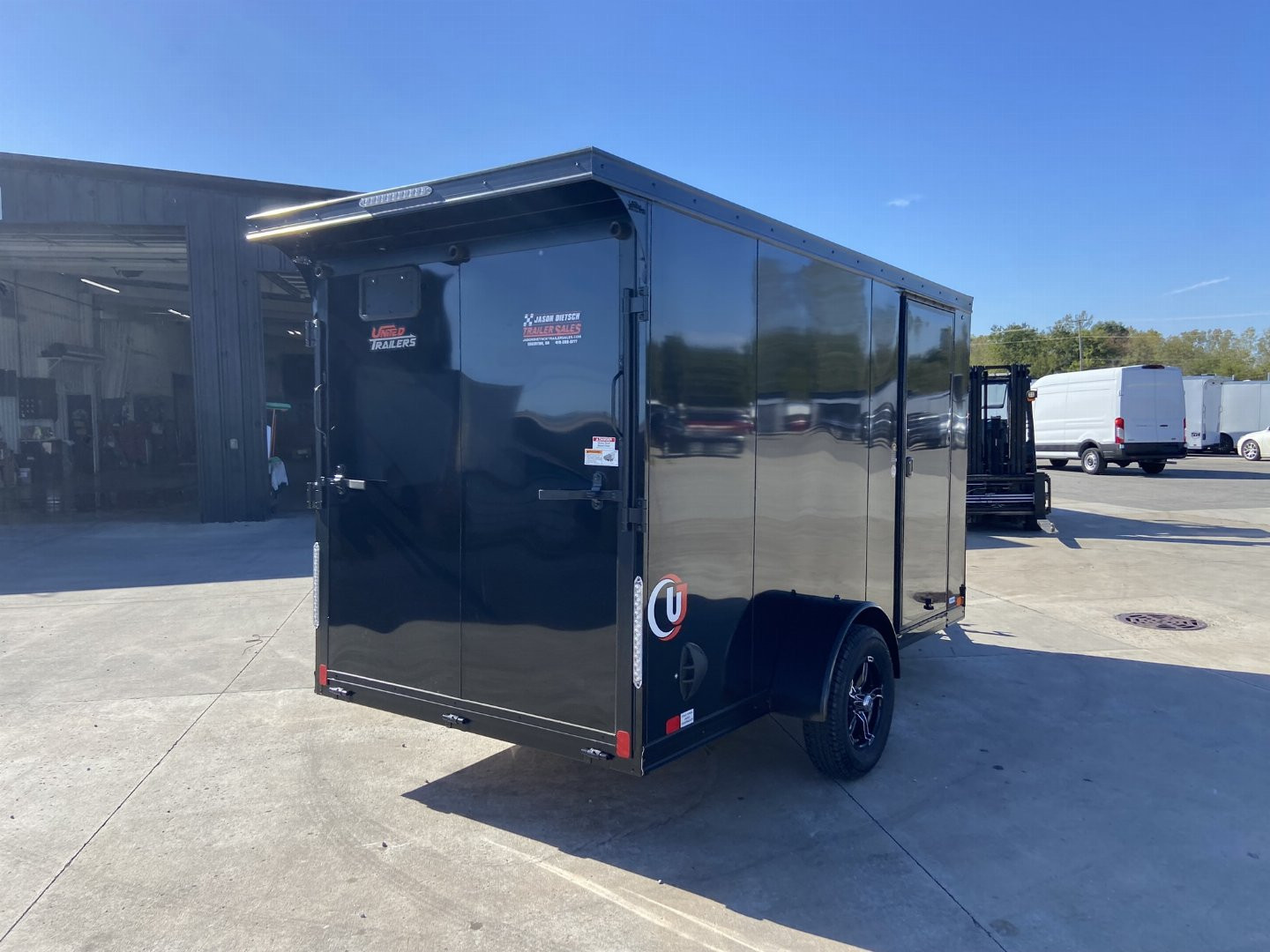 New 2025 United UJ 6x12 V-Nose Enclosed Cargo Trailer