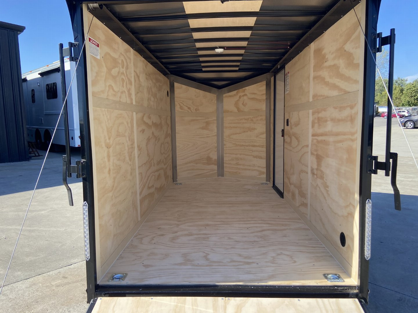 New 2025 United UJ 6x12 V-Nose Enclosed Cargo Trailer
