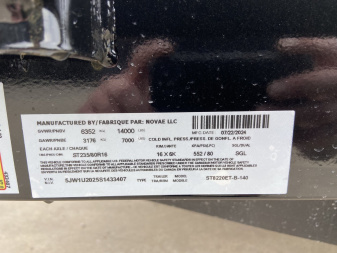 New 2025 Sure-Trac 7x20 (18+2) Equipment Trailer