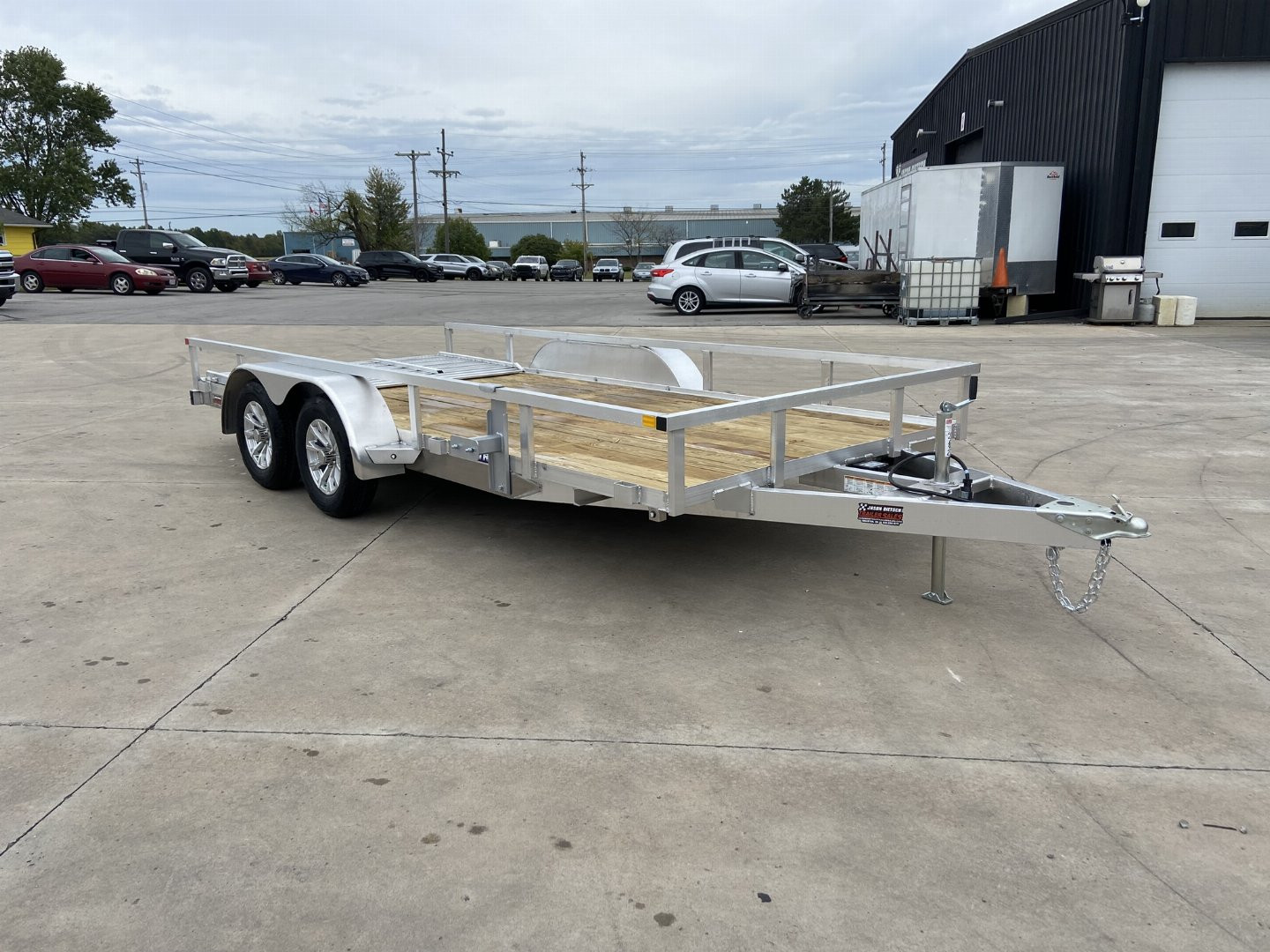 New 2025 Sure-Trac 7x16 Aluminum Utility Trailer