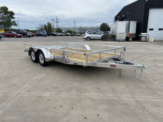 New 2025 Sure-Trac 7x16 Aluminum Utility Trailer