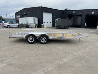 New 2025 Sure-Trac 7x16 Aluminum Utility Trailer