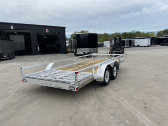 New 2025 Sure-Trac 7x16 Aluminum Utility Trailer