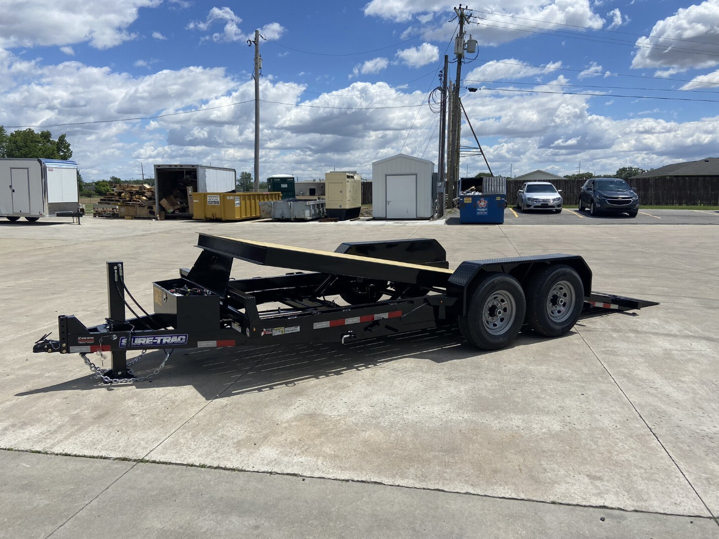 New Sure-Trac 7x18 Hydralic Tilt Bed Equipment Trailer