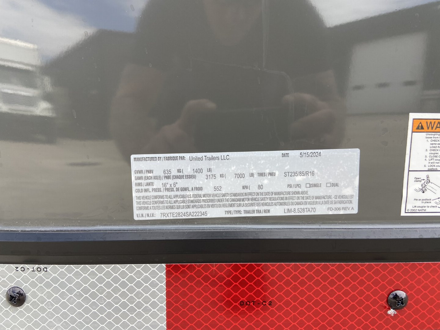 New United LIM 8.5x28 Racing Trailer