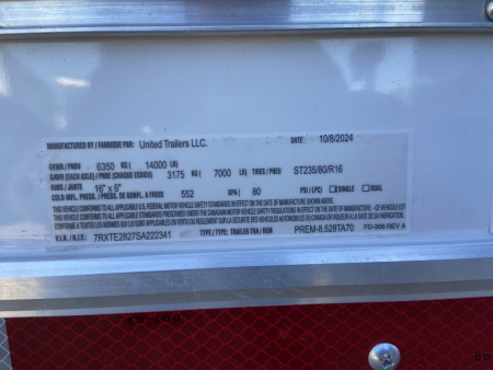 New 28' Racing Trailer - United Premium