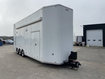 Used 29.5' Aluminum Stacker Racing Trailer