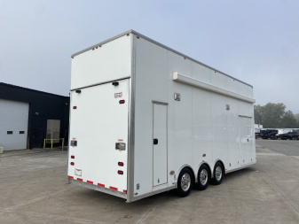 Used 29.5' Aluminum Stacker Racing Trailer