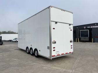 Used 29.5' Aluminum Stacker Racing Trailer