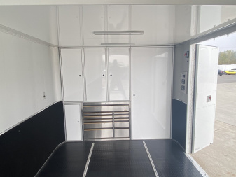 Used 29.5' Aluminum Stacker Racing Trailer