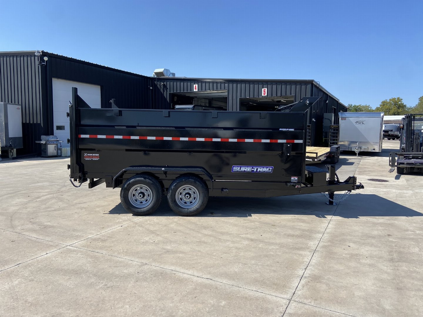 New Sure-Trac 82"x14'High Side Dump Trailer