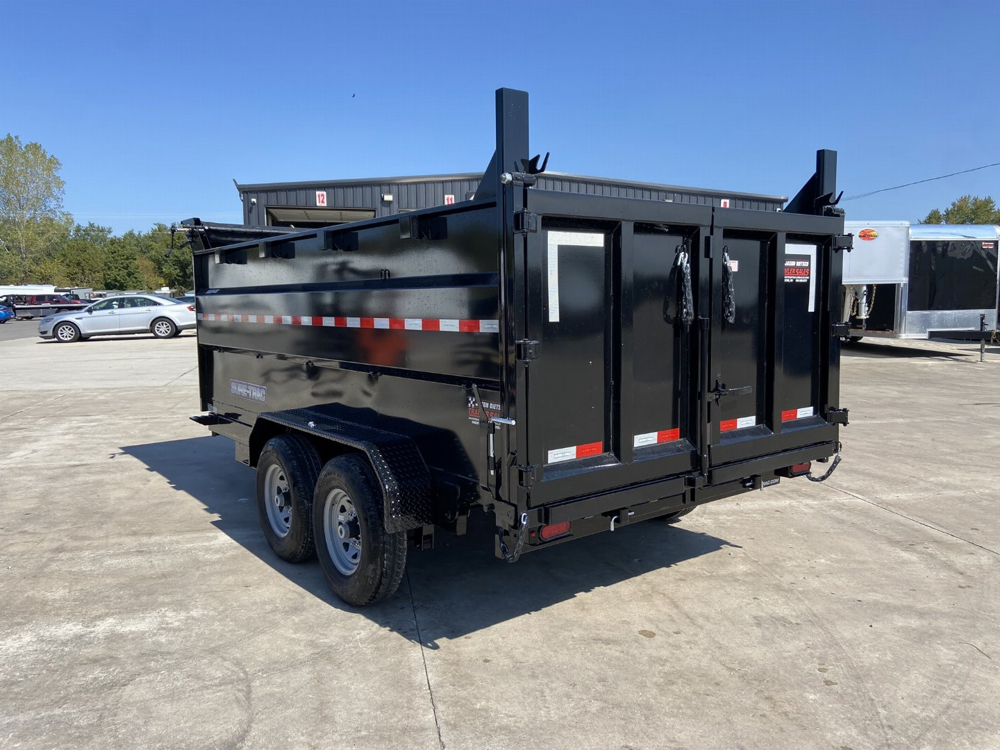 New Sure-Trac 82"x14'High Side Dump Trailer